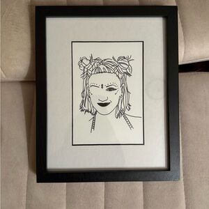 Gwen Stefani framed art print